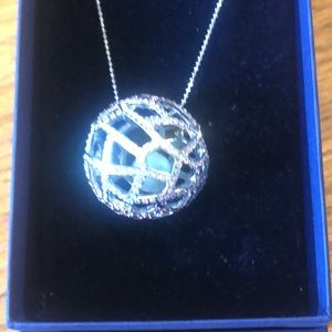 Swarovski Crystal Ball Long Necklace